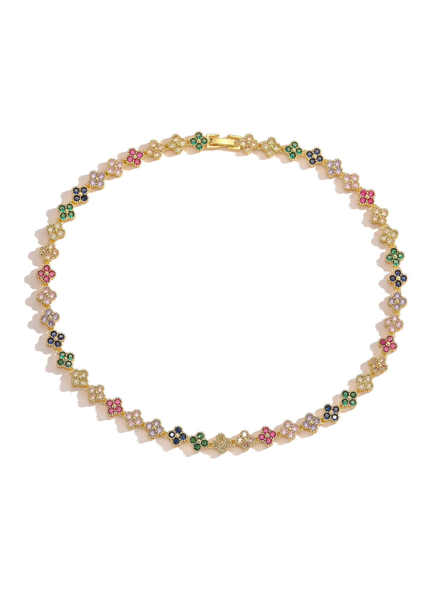 Choker Cristal Trèfle - Collier