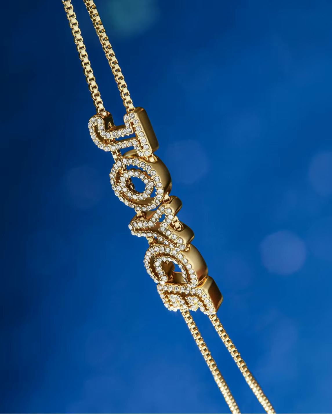 Bracelet relief à strass - Personnalisable