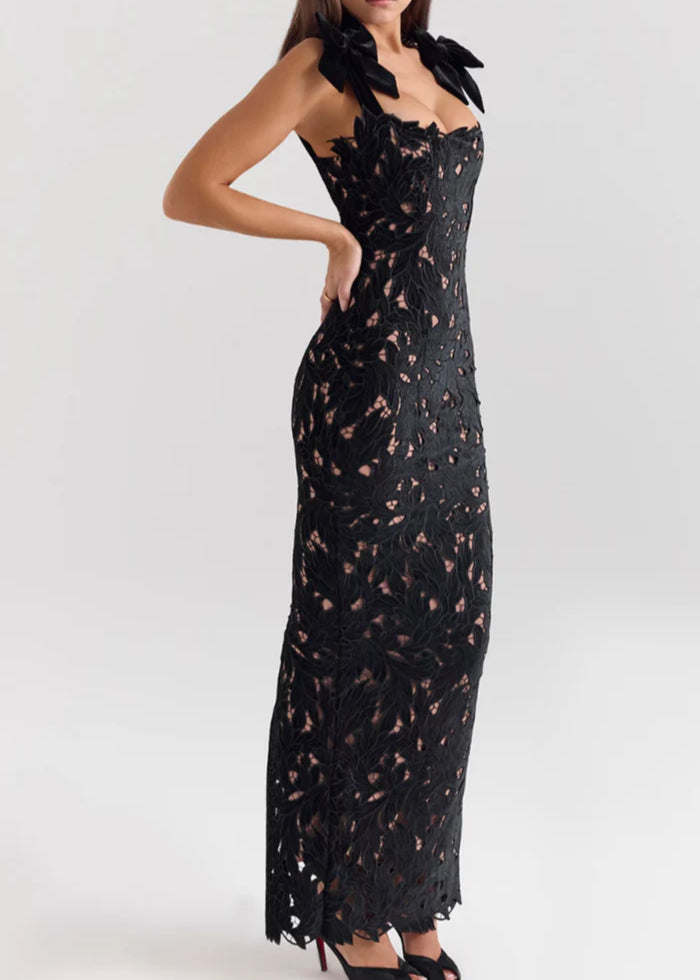 Robe Deva - Robe doublée et nouée