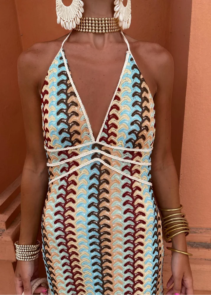 Robe Alba - Robe longue crochet