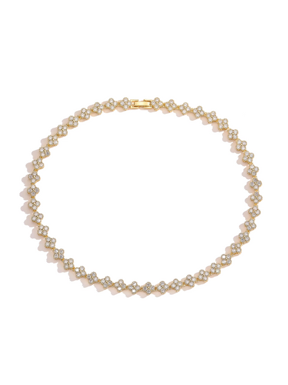 Choker Cristal Trèfle - Collier