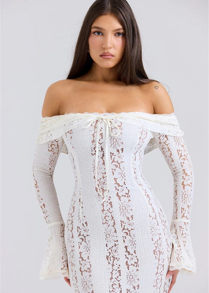 Robe Éléna - Robe brodée et entièrement doublée