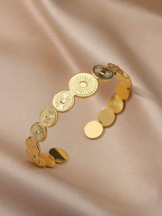 Bracelet Médaillons Dorés