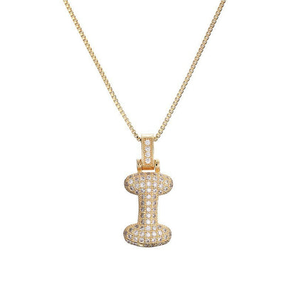Collier Lettre Initiale – Pavé de Diamants